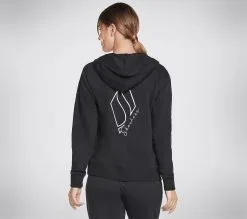 Skechers Diamond Crown FZ Huppari -Naisten kengät 101556 WJA205BLK 3