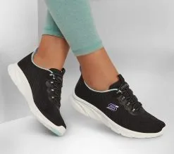 Skechers Relaxed Fit: D'Lux Comfort - Easy Street -Naisten kengät 174883 104340BKW 6