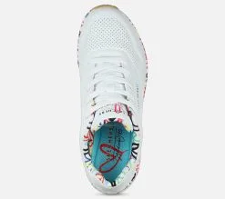 Skechers UNO - James Goldcrown Loving Love -Naisten kengät 266018 155506WHT 3