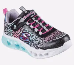 Skechers Flutter Heart Lights - Love Wild -Naisten kengät 281257 302314LBKMT 5