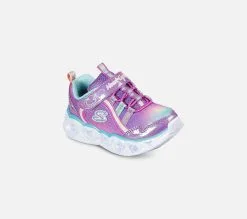 Skechers Hearts Lights - Rainbow Lux
