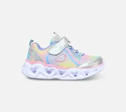 Skechers Hearts Lights - Rainbow Lux