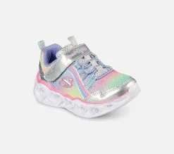 Skechers Hearts Lights - Rainbow Lux -Naisten kengät 407403 302308NSMLT 6