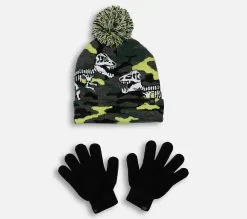 Skechers Camo Dinos Led Knit Hat W/Pom -Naisten kengät 418275 SBK6047MULT 3