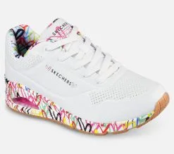 Skechers UNO - James Goldcrown Loving Love -Naisten kengät 428452 155506WHT 5