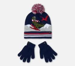 Skechers Dinos Knit Hat W/Pom