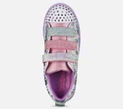 Skechers Twinkle Toes: Sparkle Lite Sparkleland -Naisten kengät 486591 20274LWMLT 3