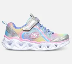 Skechers Heart Lights - Rainbow Lux