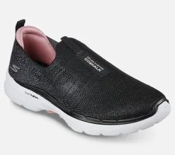 Skechers GO WALK 6 - Glimmering -Naisten kengät 630193 124502BKPK 5