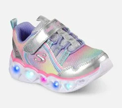 Skechers Hearts Lights - Rainbow Lux -Naisten kengät 674162 302308NSMLT 5