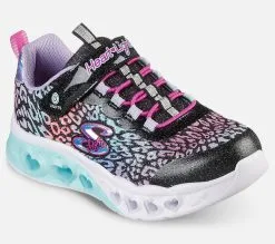 Skechers Flutter Heart Lights - Love Wild -Naisten kengät 863480 302314LBKMT 7